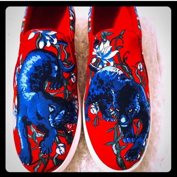 Louis Vuitton Other - Louis Vuitton Red Panther Match Up Sneaker